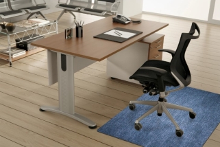 PET Carpet on Rubber Chair Mat